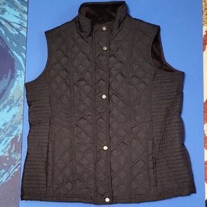Weatherproof Women's Mixed Quilted Vest With Plush Lining